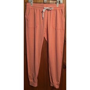Zyia active cozy joggers women’s pink pull on gym yoga size Large
